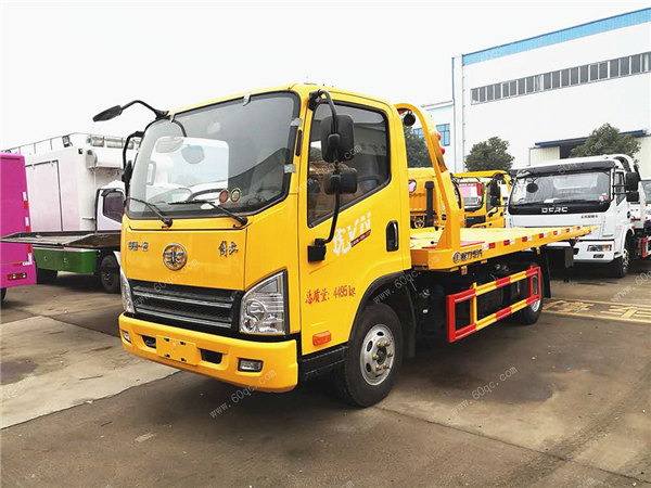 解放虎VN藍(lán)牌一拖二清障車