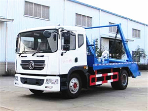 擺臂垃圾車工作效果視頻