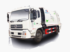 壓縮垃圾車工作效果視頻