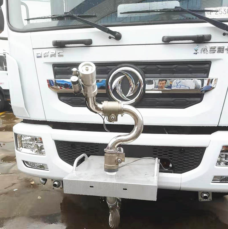 灑水車(chē)增加電子高壓水炮霧灑作業(yè)消毒殺菌